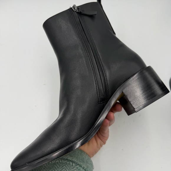 NEW Everlane Black Leather The City Boot in Size 9 - Picture 7 of 16